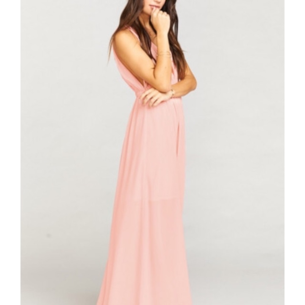 Ava frosty pink MuMu dress